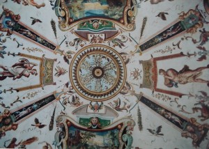 ウフィツィ美術館　回廊の天井画